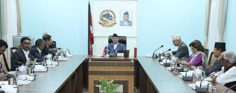 बाढी, पहिरो तथा डुबानबाट प्रभावितलाई तत्काल राहत उपलब्ध गराउः प्रधानमन्त्री ओली